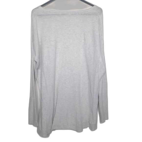 Victoria's Secret Gray Long Sleeve Tee Size Medium - Picture 2 of 5
